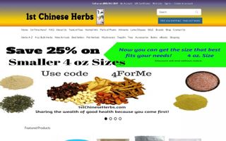 1st Chinese Herbs Coupons & Promo Codes