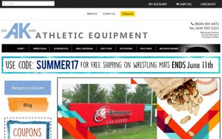 AK Athletic Equipment Coupons & Promo Codes