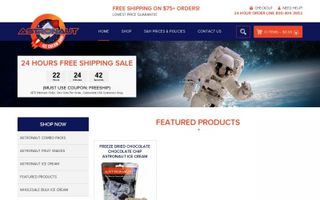 Astronaut Ice Cream Shop Coupons & Promo Codes