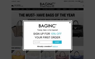 Bag, Inc. Coupons & Promo Codes