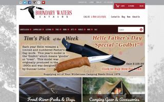 Boundary Waters Catalog Coupons & Promo Codes