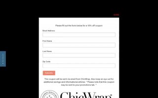 Chicwrap Coupons & Promo Codes