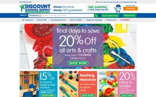 Discount School Supply Coupons & Promo Codes