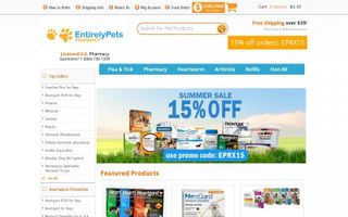 EntirelyPets Pharmacy Coupons & Promo Codes