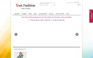 Fun Fashion Coupons & Promo Codes