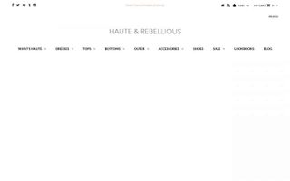 Haute &amp; Rebellious Coupons & Promo Codes