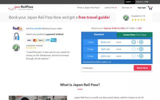 JRailPass.com Coupons & Promo Codes