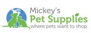 Mickey's Pet Supplies Coupons & Promo Codes