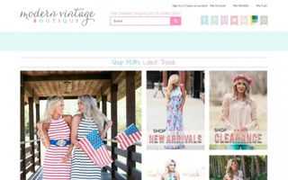 Modern Vintage Boutique Coupons & Promo Codes