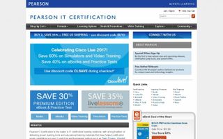 Pearson IT Certification Coupons & Promo Codes