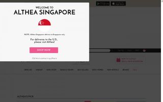 Althea Singapore Coupons & Promo Codes