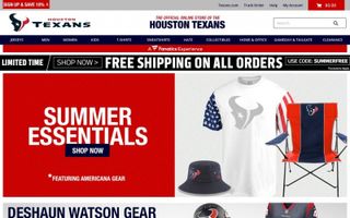 Houston Texans Coupons & Promo Codes