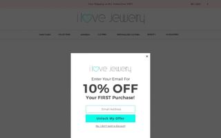 I Love Jewelry Coupons & Promo Codes