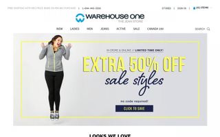 Warehouse One Coupons & Promo Codes